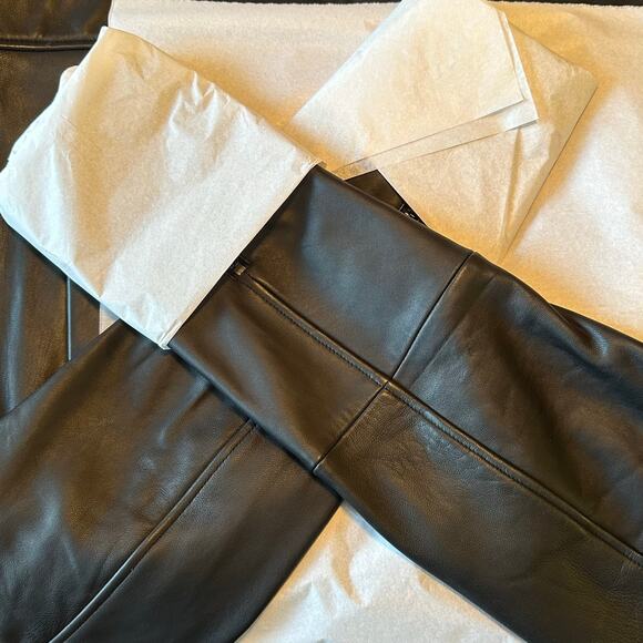 NWT Ted Baker London Men’s Ovine Leather CARVE Biker Jacket Blk Sz XL MSRP $1095 - Picture 14 of 17